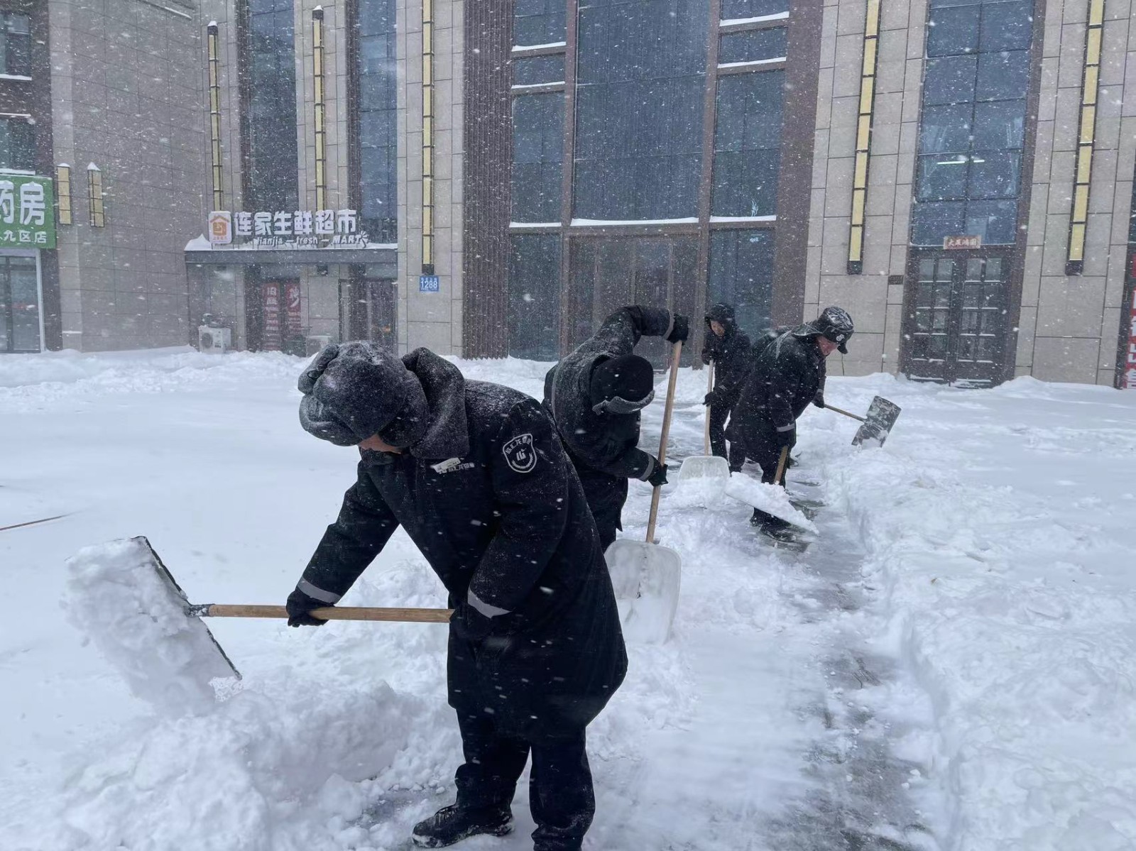 【迎戰暴風雪】連續奮戰！哈市2萬名物業人“人機結合”清冰雪保障居民出行