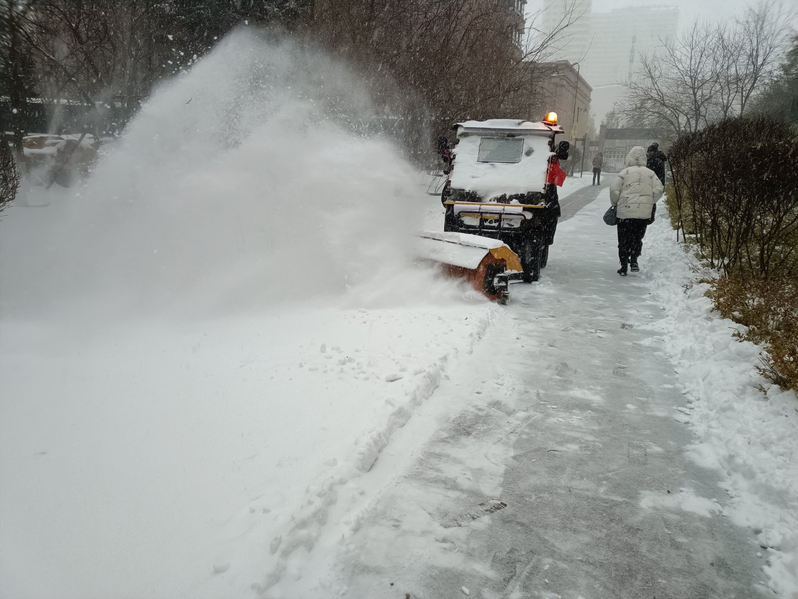 抗擊暴風雪|欣匯龍物業打響防凍、除冰雪攻堅戰！